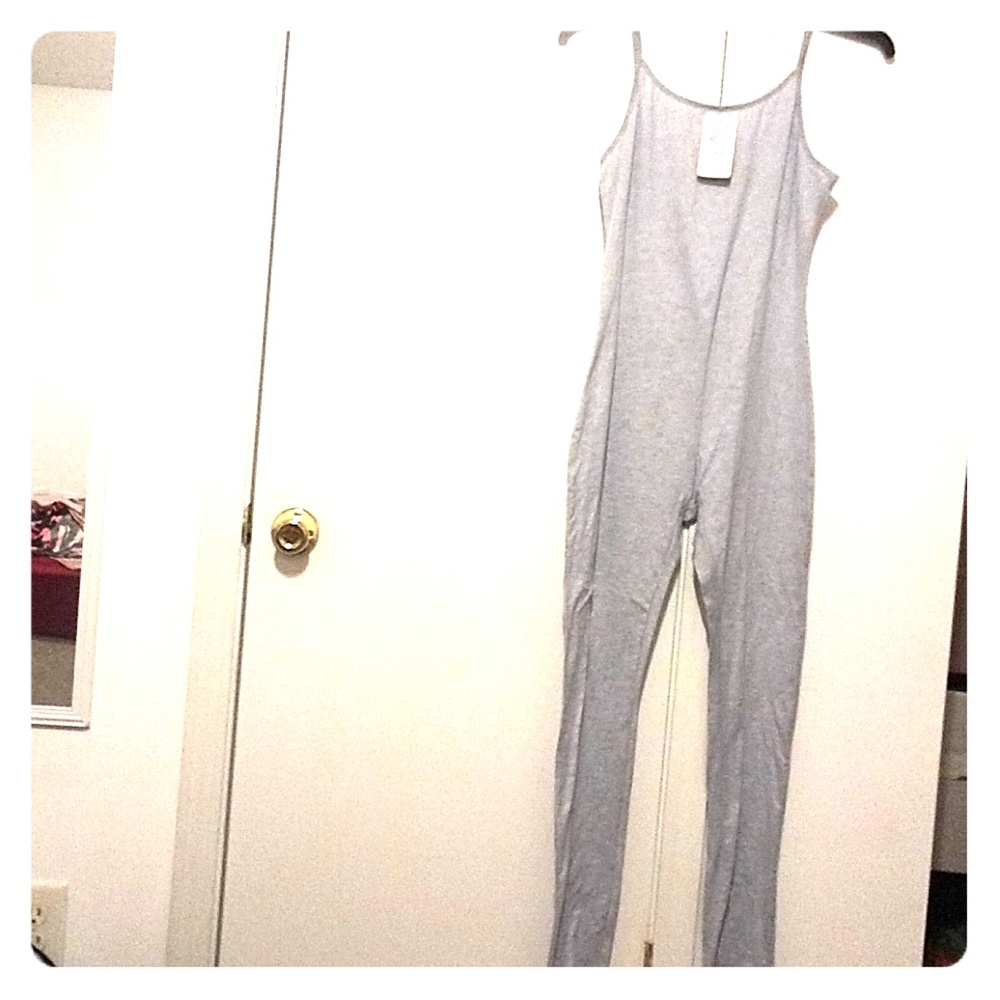 Gray bodysuit